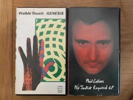 Photo of free VHS videos - Genesis / Phil Collins (Peachcroft OX14) #1