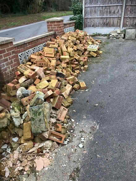 Photo of free Bricks, breeze blocks, coping stones and hardcore (Loughton MK5) #1
