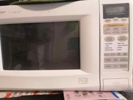 Photo of free Microwave brand Sharp - working (Willesden, NW10) #1