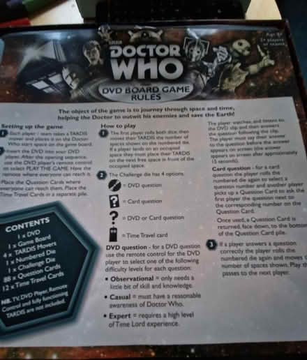 Photo of free Dr Who board game as new (LE8 Whetstone, Leicester) #3