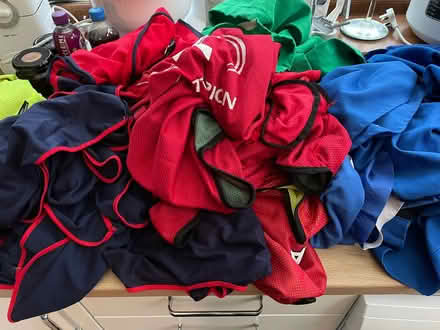 Photo of free Sports team vests and tabards , about 40 assorted (Middleton Junction OL9) #1