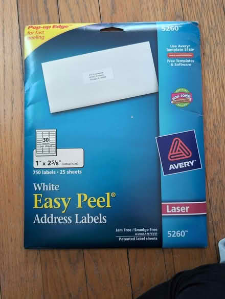 Photo of free Avery printable address labels (Petworth/Brightwood) #1