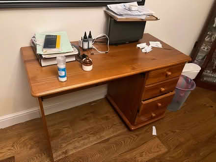 Photo of free Desk with 3 drawers (Lostock Junction BL6) #1