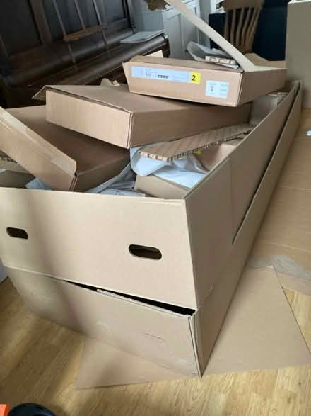 Photo of free 2m large carton boxes (AL1 near Morrisons) #2