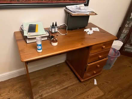 Photo of free Desk with 3 drawers (Lostock Junction BL6) #2