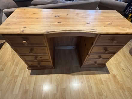 Photo of free Wooden desk (Riverhead TN13) #3