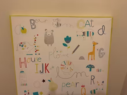 Photo of free Kids alphabet canvas picture (Chingford Mount, E4) #2