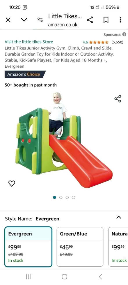 Photo of free Little tykes slide (Lower Tadmarton OX15) #2