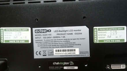 Photo of free Computer monitor, working (Chalvington BN27) #2