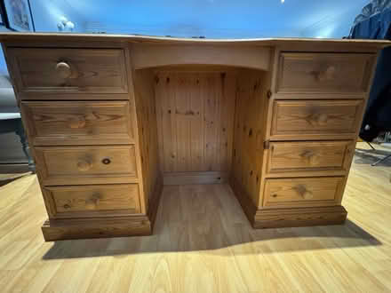 Photo of free Wooden desk (Riverhead TN13) #2