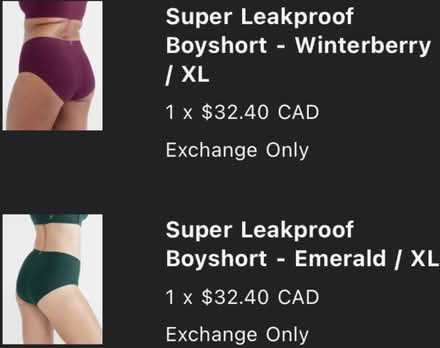 Photo of free Knix XL Leakproof “Boyshorts” (Jarvis & Carlton) #2