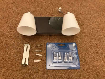 Photo of free Wall Light, Twin socket, GU9 Bulbs (St John's WR2) #4