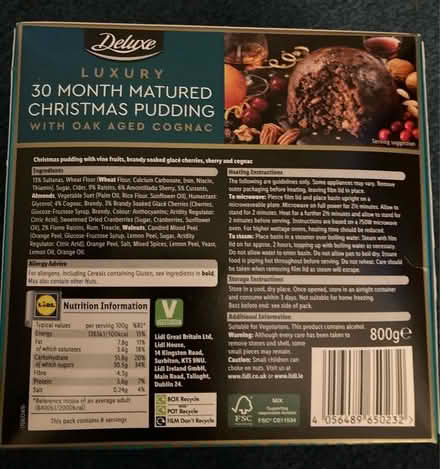 Photo of free Christmas pudding (Kennington) #2