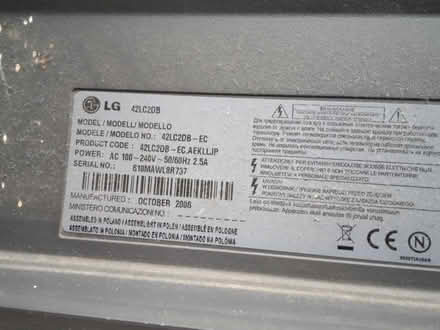 Photo of free 42" Working TV (SW19 Morden) #4