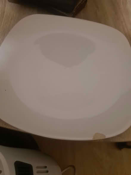 Photo of free 1 porcelain plate, slightly chipped (Beeston LS11) #1