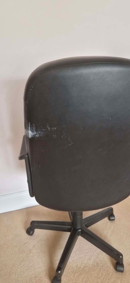 Photo of free Leather office chair (Richings Park SL0) #3