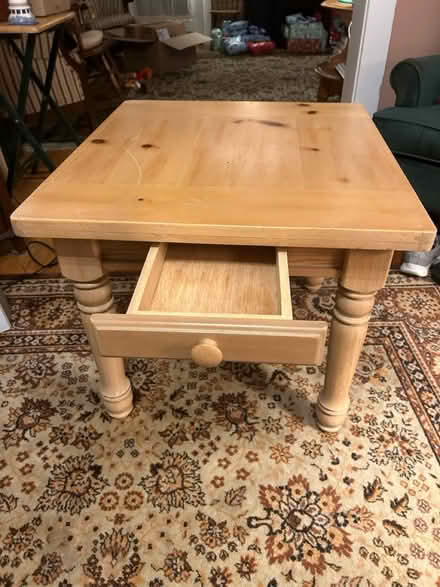 Photo of free Wood Side Table (Drexel Hill) #2