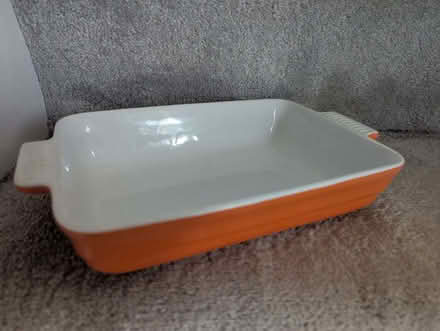 Photo of free orange ceramic baking tray (Littledale S9) #1