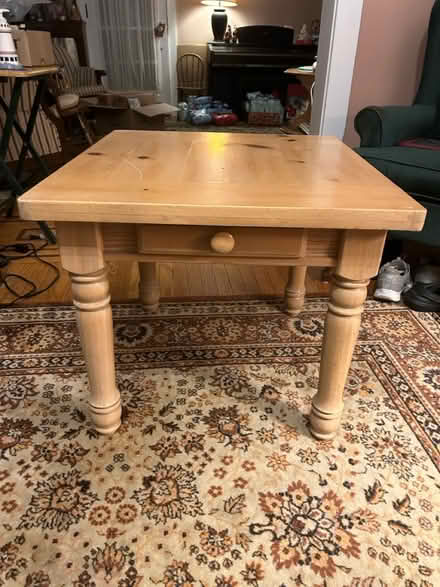 Photo of free Wood Side Table (Drexel Hill) #1