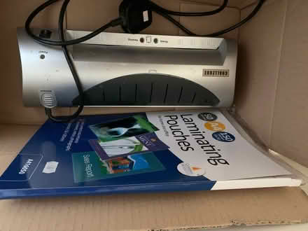 Photo of free Laminator & pack of laminating pouches (Orleton SY8) #1