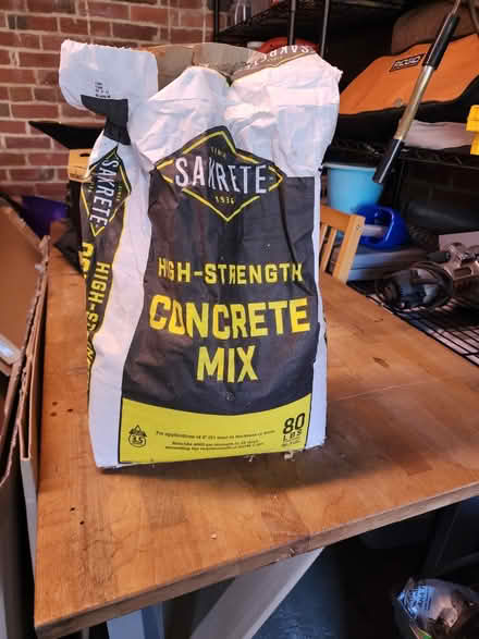 Photo of free Concrete half bag (Hillcrest SE DC) #1