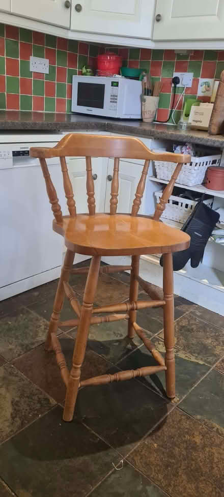 Photo of free Two bar stools with low backs (Henleaze BS6) #1