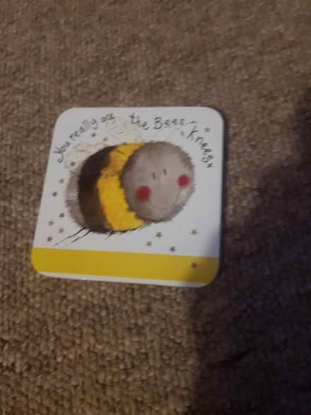 Photo of free Bee design coaster (Seaside BN22) #1
