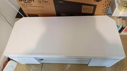 Photo of free TV Stand. White. (Foxwood YO24) #1