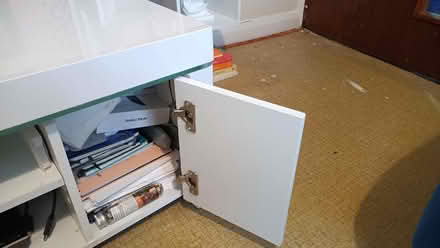 Photo of free TV Stand. White. (Foxwood YO24) #3