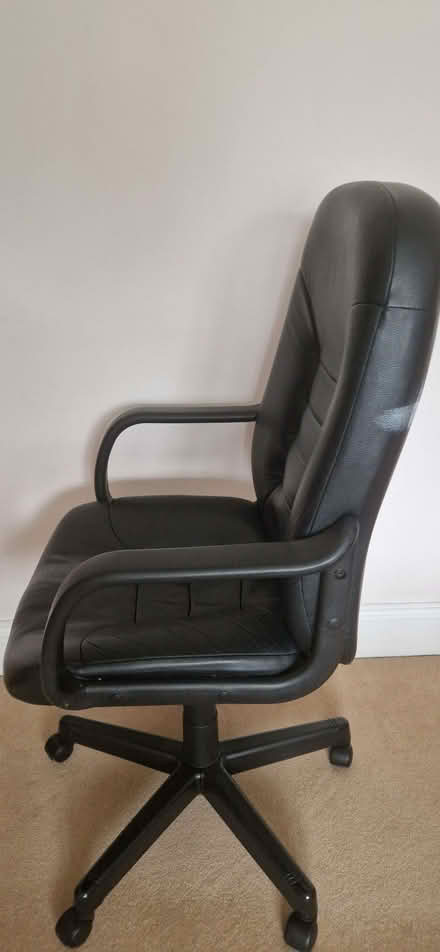 Photo of free Leather office chair (Richings Park SL0) #2