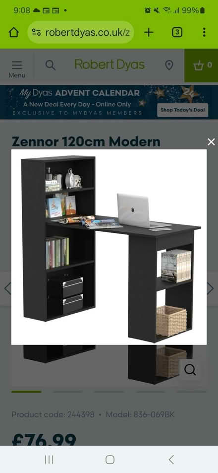 Photo of free Desk with bookshelves and storage (Honor Oak SE23) #1