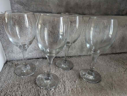 Photo of free 4x large wine glasses (Littledale S9) #1