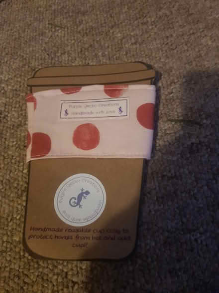 Photo of free Fabric cup holder. (Seaside BN22) #1