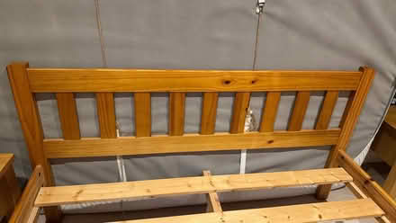 Photo of free Wooden double bed frame (Barkham RG41) #2