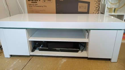 Photo of free TV Stand. White. (Foxwood YO24) #4