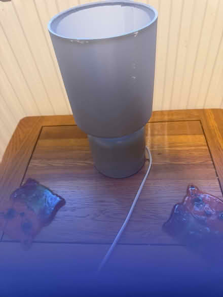 Photo of free Small grey table lamp (Eastbourne BN21) #1