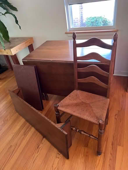 Photo of free Dining table and 6 chairs (Southwest Evanston) #1