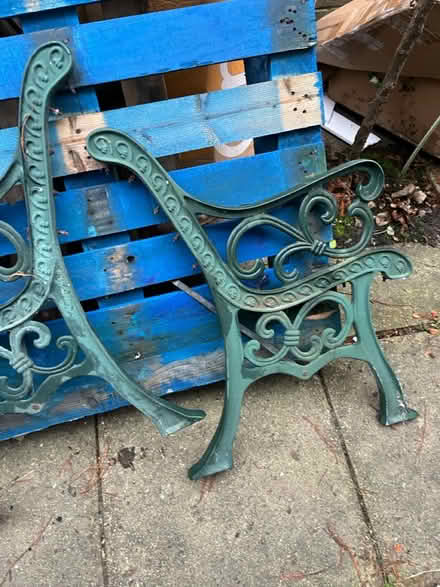 Photo of free Garden Bench Arms /structure (SW15) #2