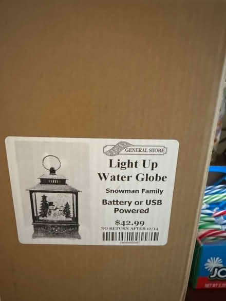 Photo of free Light Up Water Globe (Wake Forest, NC) #1
