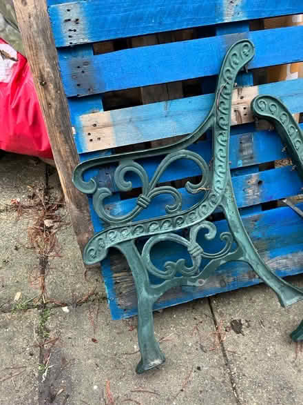 Photo of free Garden Bench Arms /structure (SW15) #1