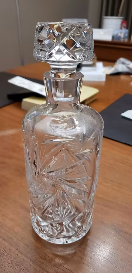 Photo of free Crystal decanter (Kenson Park) #1