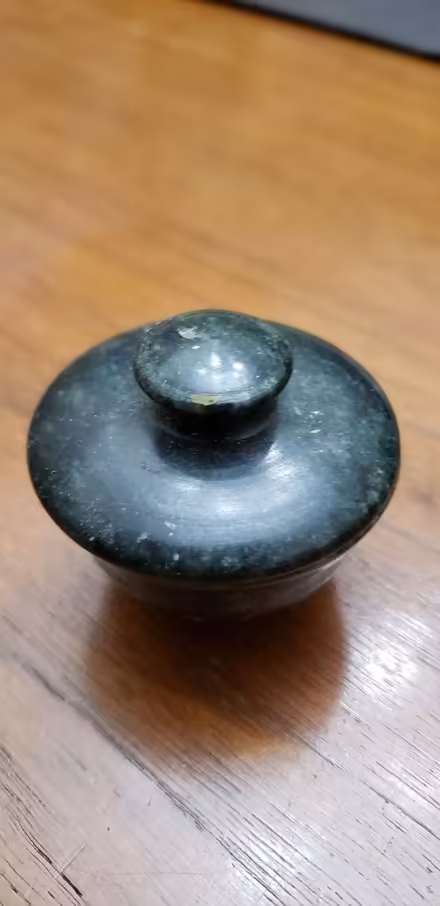 Photo of free Small stone box. Greenish (Kenson Park) #2