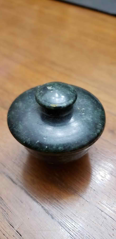 Photo of free Small stone box. Greenish (Kenson Park) #2