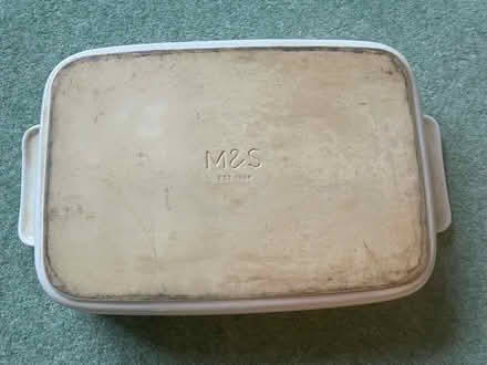 Photo of free M&S large white ceramic roaster (North Shields NE29) #2