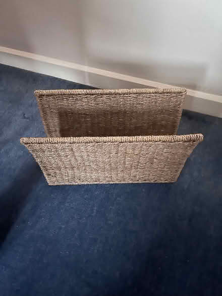 Photo of free Wicker magazine rack (Moorfields) #2