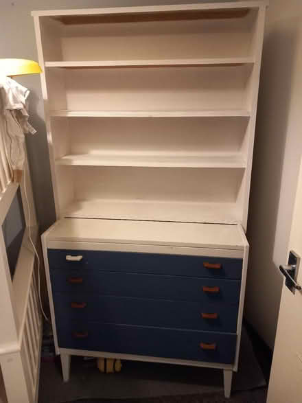 Photo of free Chest of drawers and bookshelf (Caton) #2