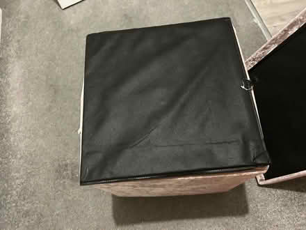 Photo of free 2 pink storage boxes (Wandsworth) #2