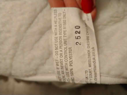 Photo of free Dreamland intelligent double electric blanket (Crookes S10) #3
