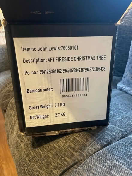 Photo of free John Lewis Christmas tree with box (Leytonstone E11) #3