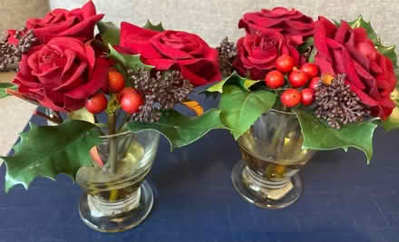 Photo of free Christmas Rose arrangement (CB24 9YF) #1